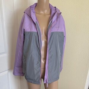 Eddie Bauer kids Lavender and Gray Ski Jacket